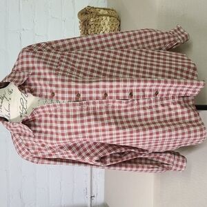 Liz Claiborne Plaid Plus Vintage 90s Button Down